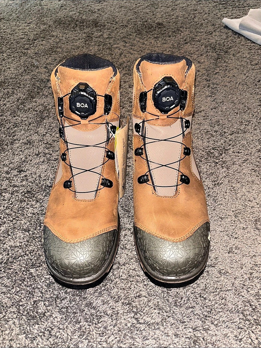 BOA Work Boots in Brown & Black NWT Size 12
